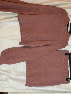Vici Rose Mauve Crewneck Sweater